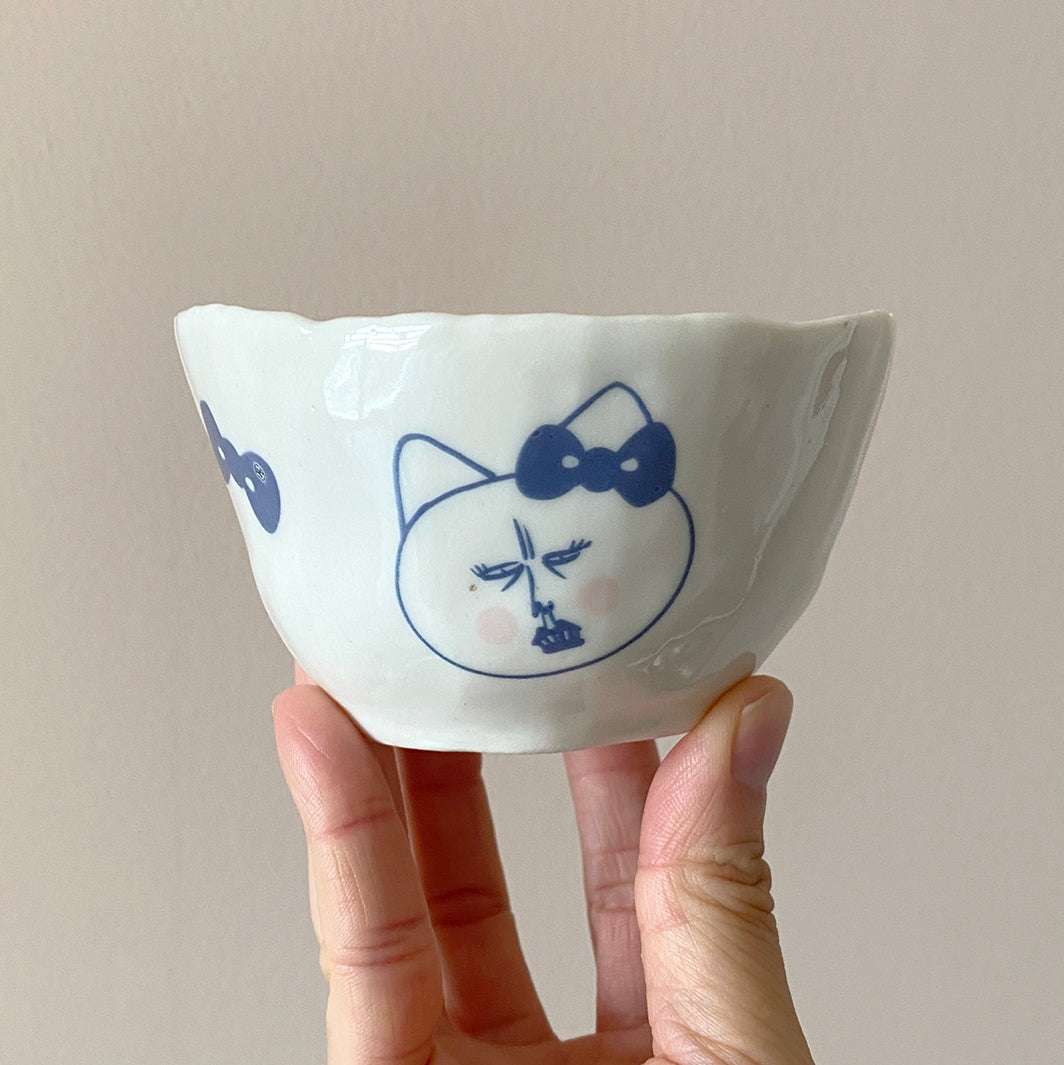 HELL NO KITTY Motif Bowl 03