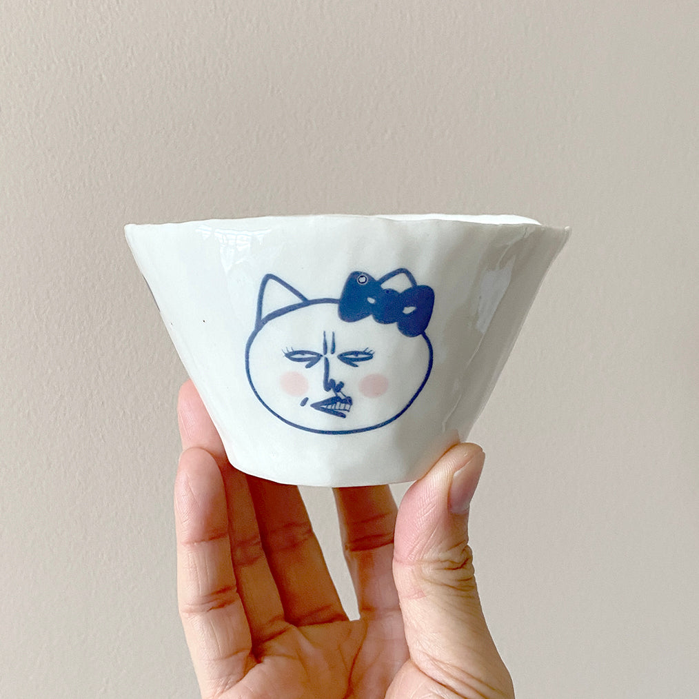 HELL NO KITTY Motif Bowl 01