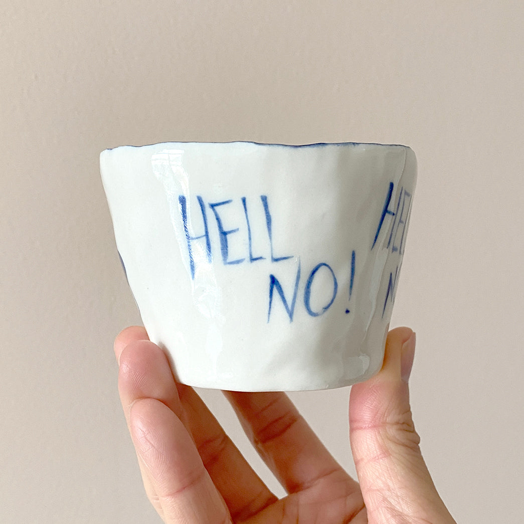 HELL NO KITTY Motif Cup 06