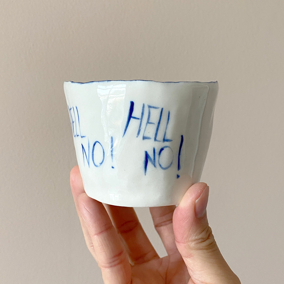 HELL NO KITTY Motif Cup 06