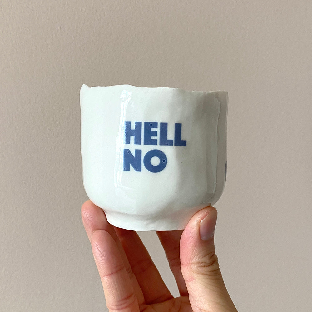 HELL NO KITTY Motif Cup 07