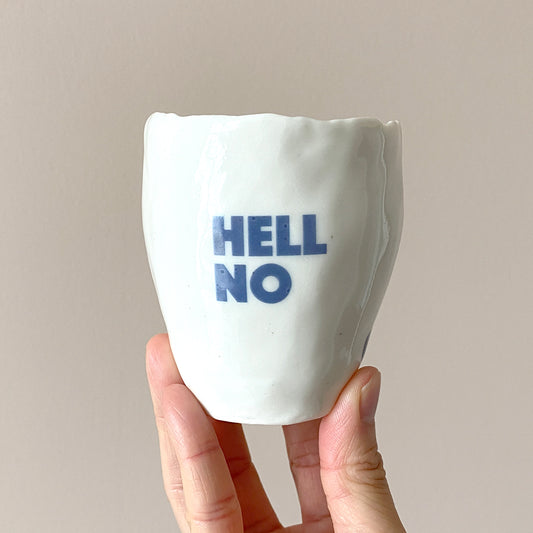 HELL NO KITTY Motif Cup 08