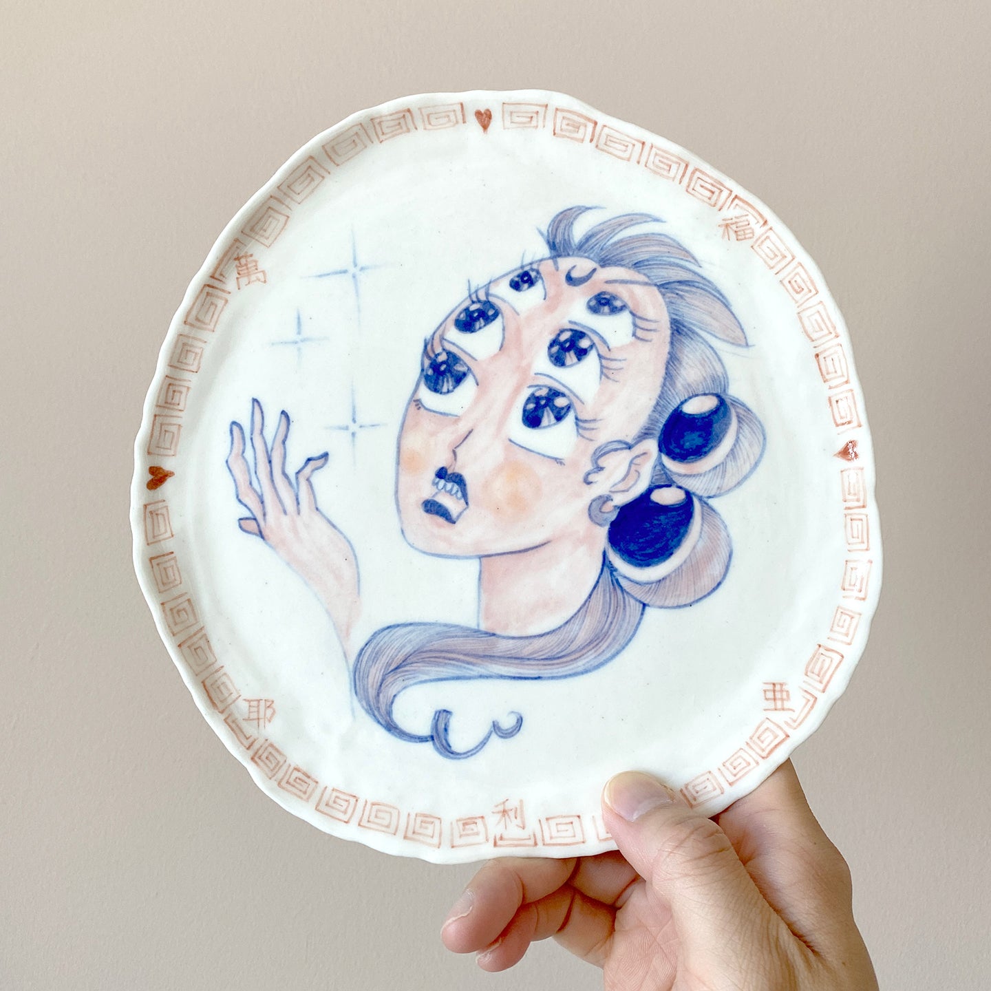 Hail The Divine Goddess Plate 萬福耶利亞